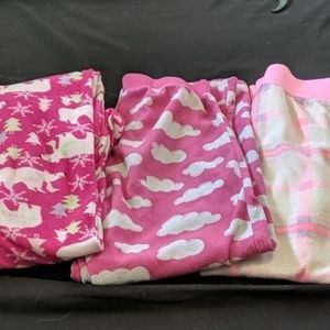Girls pajamas 3 pieces all 7/8
